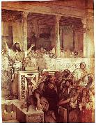 Maurycy Gottlieb Christ Preaching at Capernaum china oil painting artist
